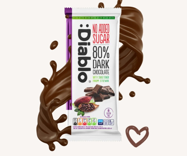 No Added Sugar Dark Chocolate with Hazelnuts Maltitol (85g)