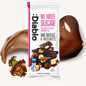 No Added Sugar Dark Chocolate with Hazelnuts Maltitol (85g)