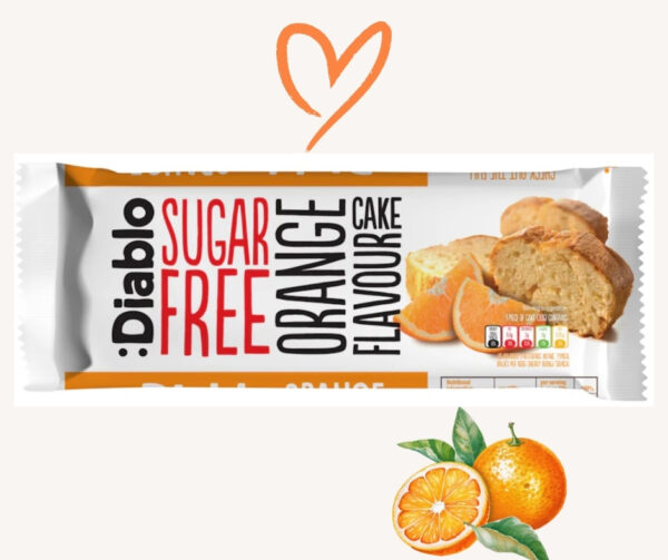 Diablo Sugar Free Orange Flavour Cake (200g)