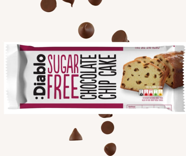 Diablo Sugar Free Chocolate Chip Cake 200g