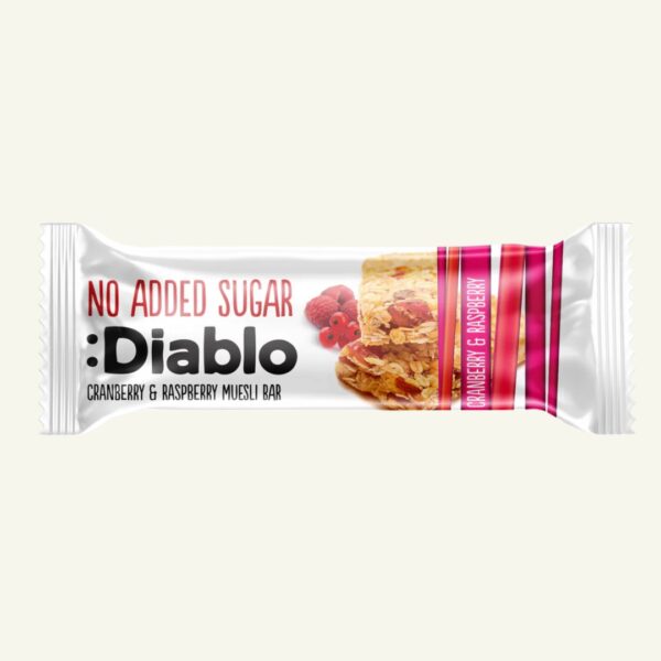 Cranberry and Raspberry Muesli Bar