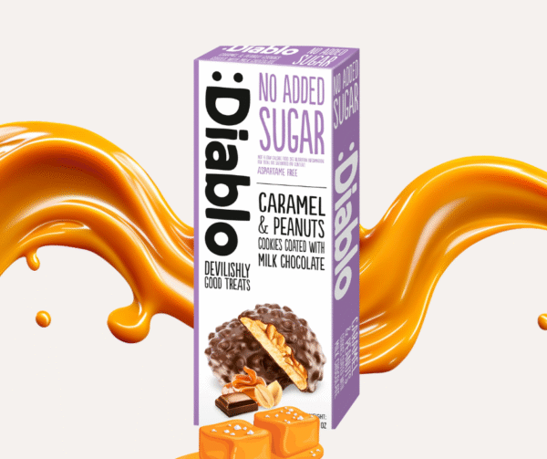 Caramel & Peanut Cookies coated with Milk Chocolate(100g)