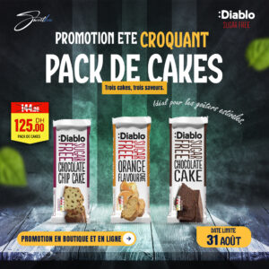 PACK DE CAKES  ( TROIS CAKES TROIS SAVEURS )