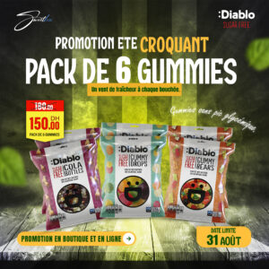PACK DE 6 GUMMIES