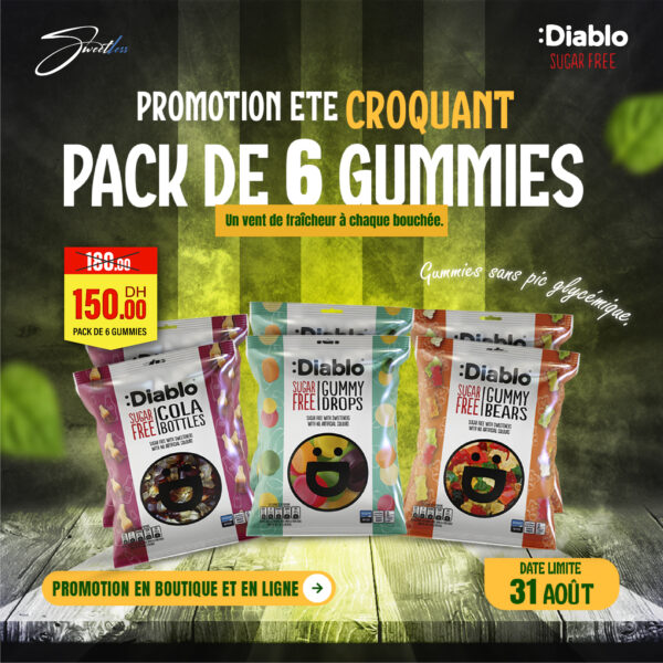 PACK DE 6 GUMMIES