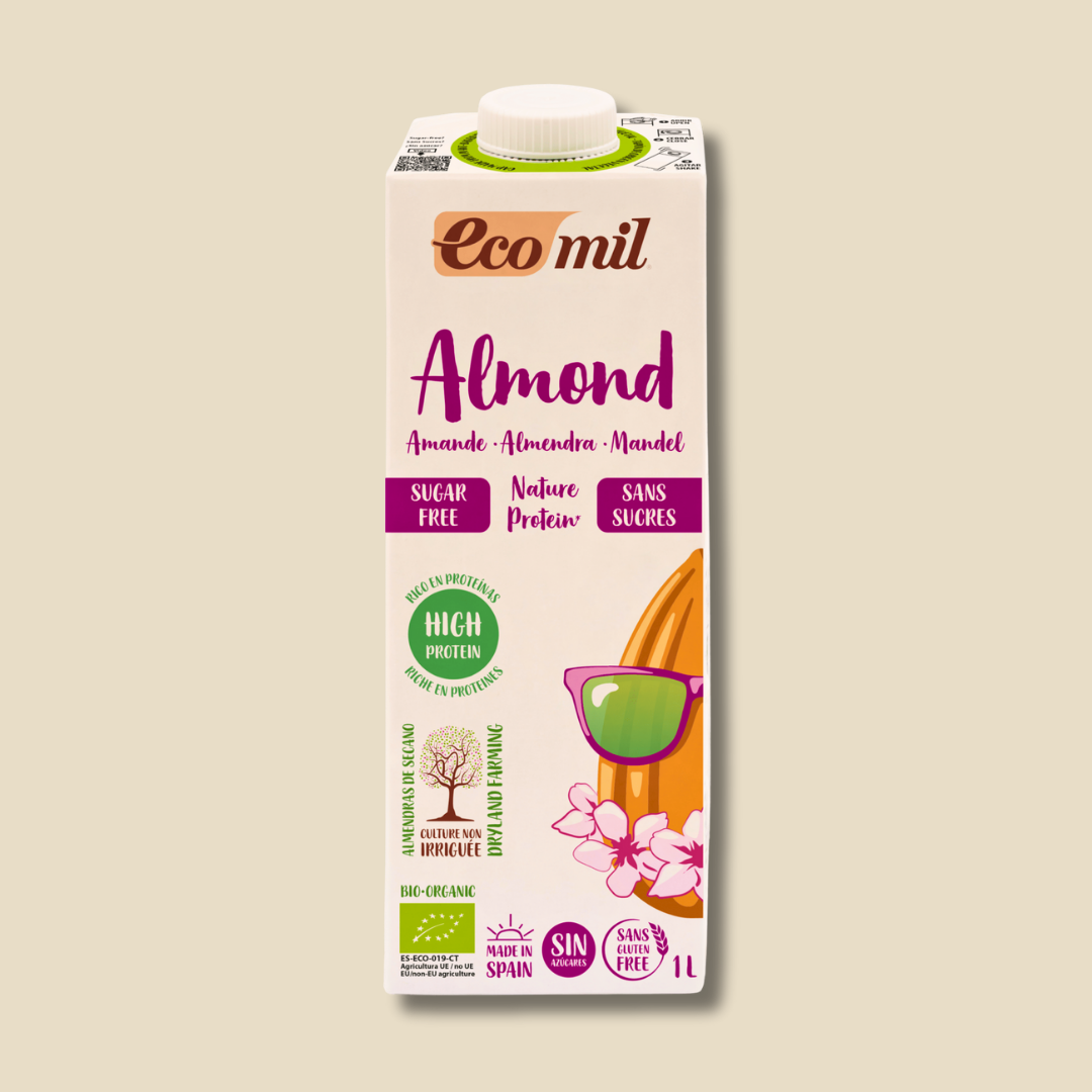 Ecomil Almond milk sugar-free protein Bio 1 L