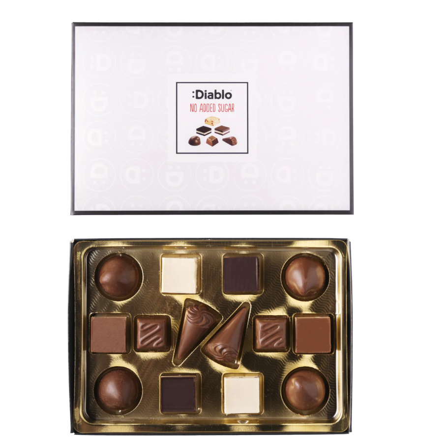 Luxury No Added Sugar Chocolate Box Noir