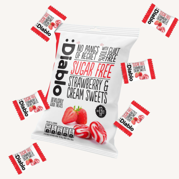 Strawberry and Cream Sweets (75g)