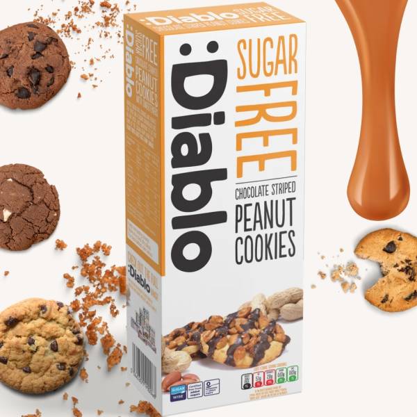 Chocolate Striped Peanut Cookies (150g