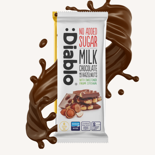 Milk Chocolate with Hazelnuts (75g)