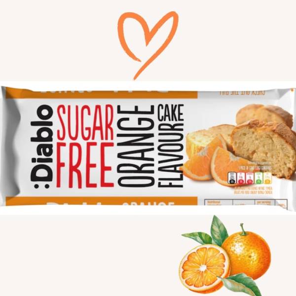 Diablo Sugar Free Orange Flavour Cake (200g)