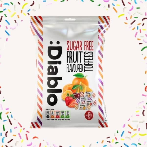 Sugar Free Fruit Flavoured Toffee Sweets (75g)