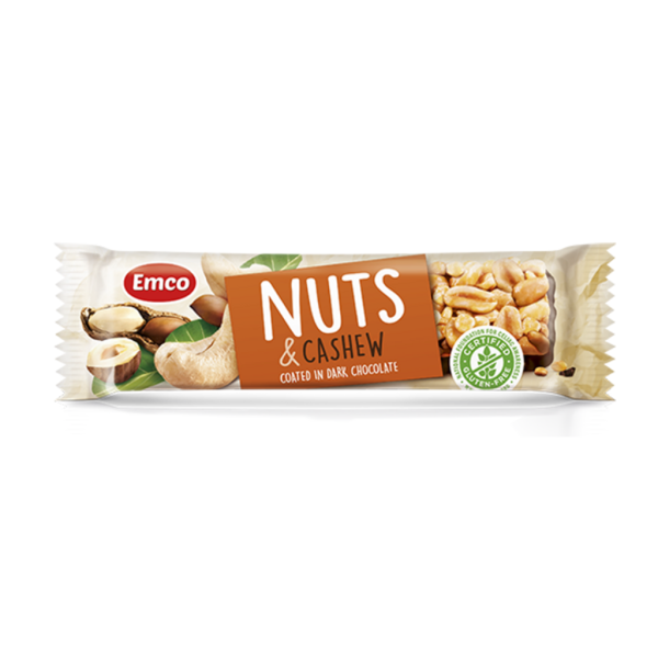 EMCO BAR Noix et noix de cajou 35G